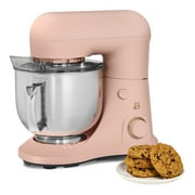 Beautiful 5.3 Qt Stand Mixer, Rose with Flat Beater, Dough Hook, Balloon Whisk