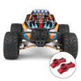 thumbnail image 3 of 1 par de piezas de repuesto para asiento de rueda trasera, base metálica para Wltoys 12402-A 12403 rojo, 3 of 8