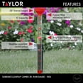 thumbnail image 4 of Pluviómetro Taylor Jumbo Jr, 5 pulgadas de capacidad, rojo, 4 of 6