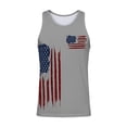 thumbnail image 4 of Afdoent Tank Tops Men Usa Anniversary Graphic Print Tank Top Summer Casual Sleeveless T Shirt For United States Of America Fashion Classic, 4 of 4