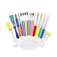 thumbnail image 3 of BLESIYA 19 Pieces Paint Brush Set Watercolor Painting Paintbrushes for Professionals, 3 of 8