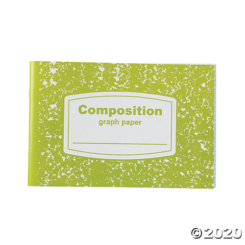Graph Paper HalfSized Composition Books