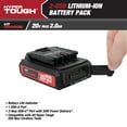 thumbnail image 6 of Hyper Tough 20V Max 2.0Ah Lithium-Ion Battery Pack with USB-A and USB-C Ports, 6 of 16
