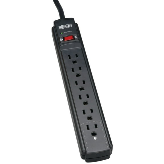 Protect It! 790-Joules Surge Protector, 6 Outlets, 6-Ft. Cord, TLP606BPT