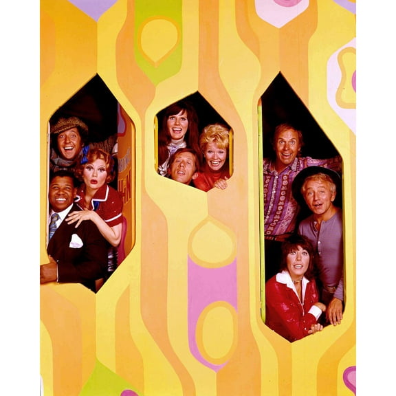 Rowan & Martin's Laugh-In Featuring Johnny Brown, Henry Gibson, Alan Sues, Lily Tomlin 24X36 Classic Hollywood Poster