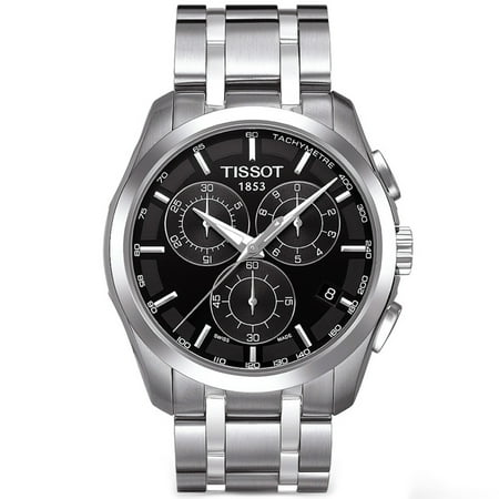 Tissot Couturier T0356171105100 41 Silver Steel Bracelet & Case Men's Quartz Watch
