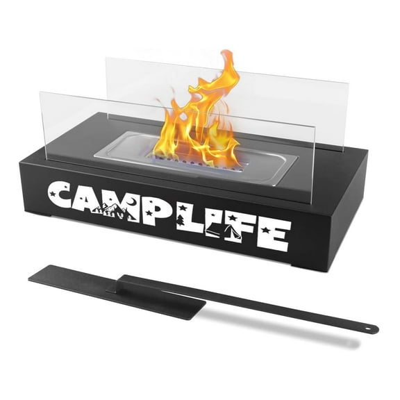 FORIEVIC Smores Maker Kit, Indoor Table Top Firepit, Outdoor Fireplace, Tabletop Fire Pit Gift for Mom Dad Friend, Housewarming Decoration on Dinner Party Birthday Anniversary Christmas Xmas