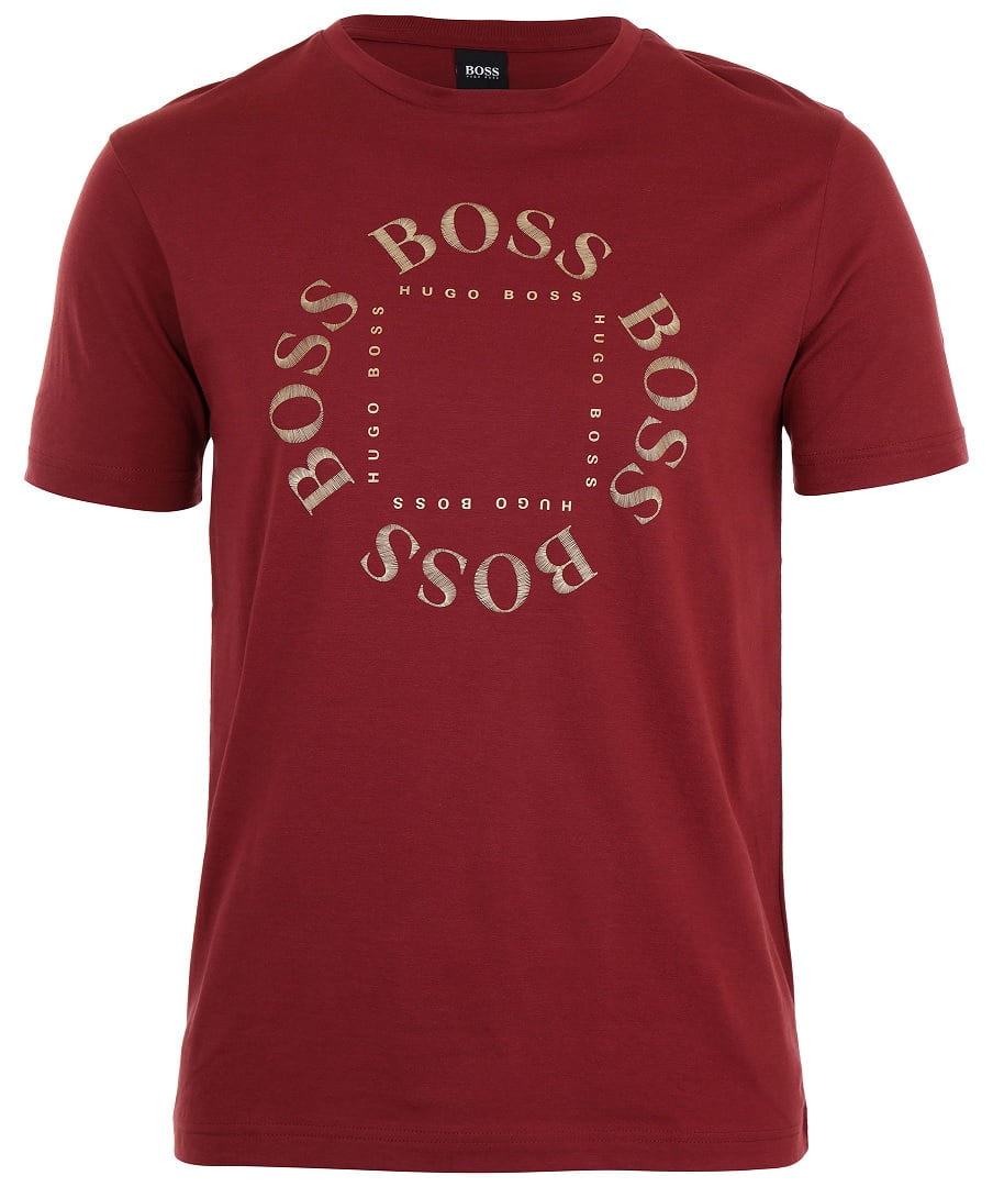 black and red hugo boss jumper