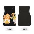 thumbnail image 2 of Zufioo Hello Spring Sunflower Gnomes Print Car Floor Mats Four-piece Set, Car Interior Accessories - Corrosion-resistant, Non-Slip, Suitable for Cars, Trucks, Vans, 2 of 7