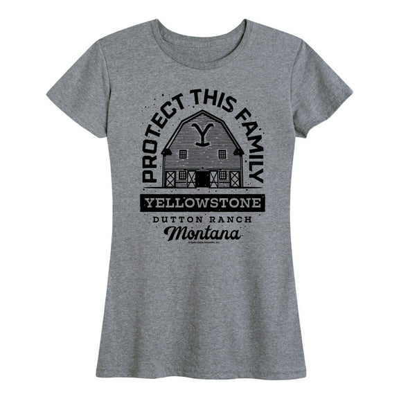 Yellowstone - Protect This Family - Women's Short Sleeve Graphic T-Shirt