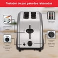 thumbnail image 5 of T-fal Ultra Toaster INOX cuenta con 6 niveles de tostado. &iexcl;Tostador ultra compacto de f&aacute;cil almacenamiento! Elaborado de acero inoxidable, TT330DMX, 5 of 5