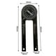 thumbnail image 3 of Miter Saw Protractor Angle Finder Ruler Goniometer Degree Measuring Tool for Woodworking Crown Molding, 3 of 9