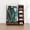 35.5'' Brown+7, variant on LIANGKA Wooden Golf Bag Storage Rack For Two Bags Garage And Trunk Organization Black