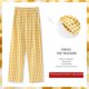thumbnail image 4 of Pantalones de pijama para mujer, otoño e invierno, de algodón, sueltos, a cuadros, para uso exterior, primavera y otoño, verano, para el hogar, para chicas gorditas, 4 of 5