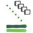 thumbnail image 1 of Recambios de cepillos compatibles con iRobot Roomba, accesorios compatibles con E5 E6 i7 i7, juego de 14 piezas de recambio 1 par de cepillos multisuelo, 4 filtros, 6 cepillos laterales, 1 of 5