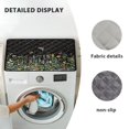 thumbnail image 6 of ZIATUBLES Washer and Dryer Top Protcetor Mat Water Resistant Washing Machine Top Dust Cover Pad for Laundry Room Kitchen Home Decor Accessories, 24 x 19.7 Inch, Floral Butterfly Dragonfly Shine, 6 of 7
