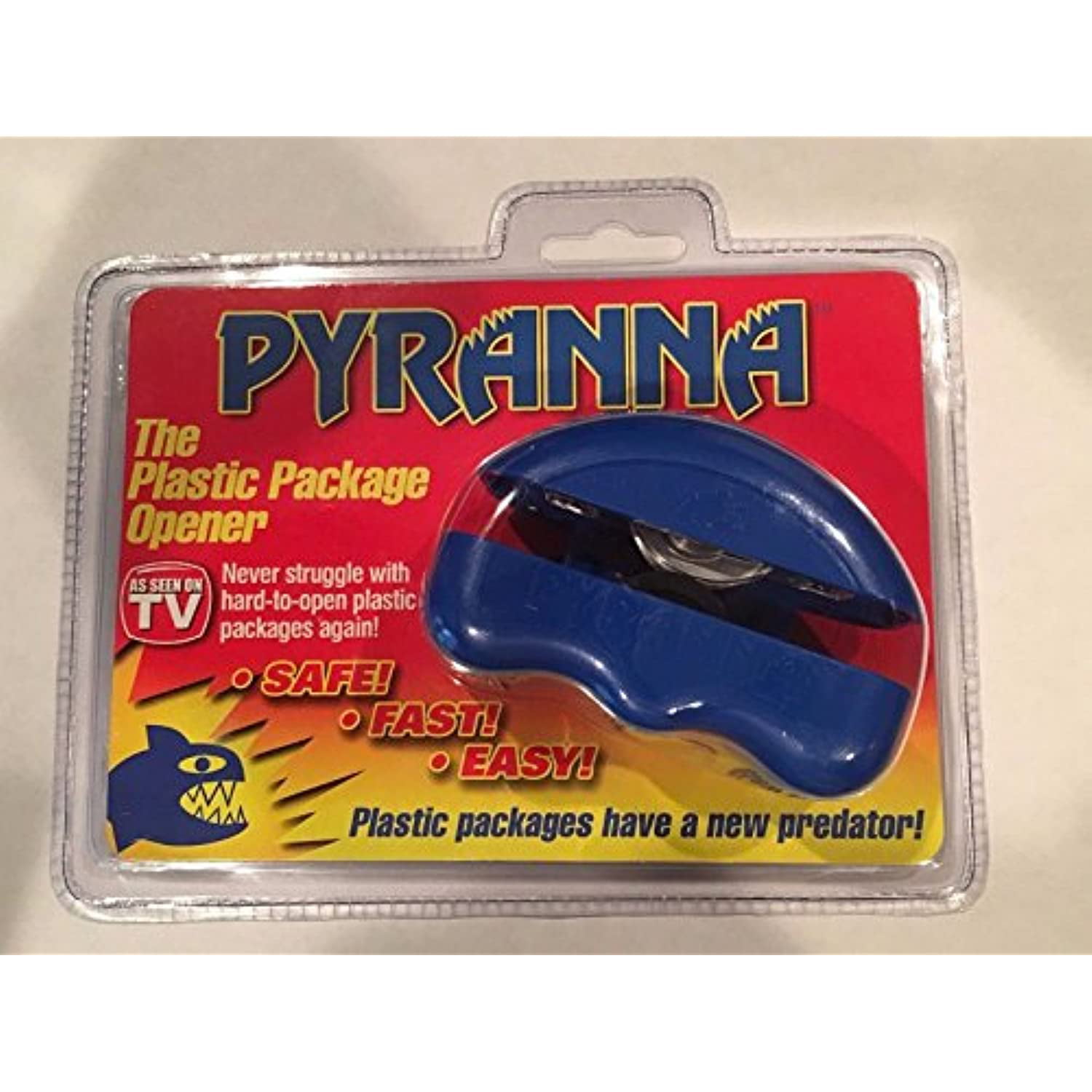 Pyranna Hard Shell Plastic Package Opener As Seen On TV New in