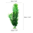 thumbnail image 4 of 1uds Acuario Plástico Plantas, Artificial Acuática Planta para Tanque Plantas Decoración, Verde, 11.81, 4 of 7