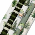 thumbnail image 4 of Injueey Juego de papel para álbumes de recortes con temática navideña de animales del bosque acuático para hacer tarjetas. Kits de decoración para fiestas, 4 of 6