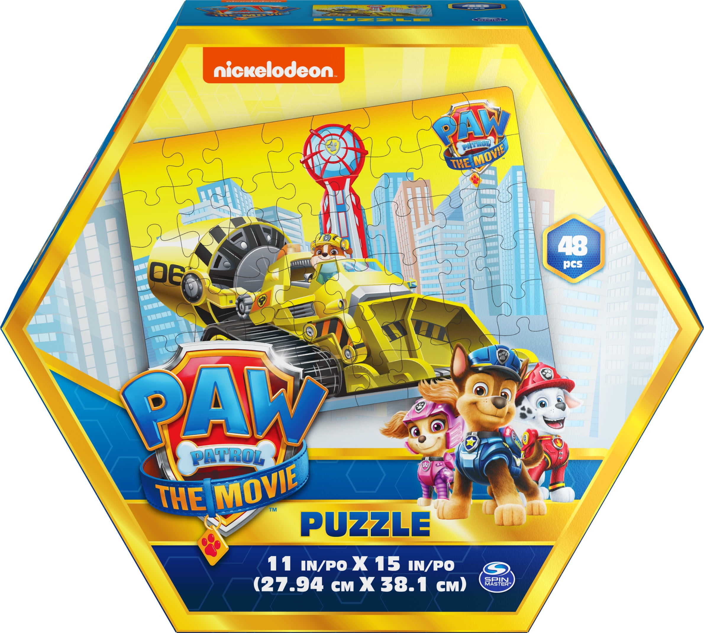 Paw Patrol 48 Piece Puzzle 11" x 15" Marshall Skye Chase CARDINAL Paw Patrol 48 Piece Puzzle 11" x 15" Marshall Skye Chase CARDINAL
