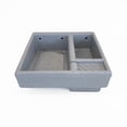 thumbnail image 3 of Lavadero 55 cm CON PILETA DERECHA kit Z GRIS granito VERSAPLAS LD55B12Z, 3 of 10
