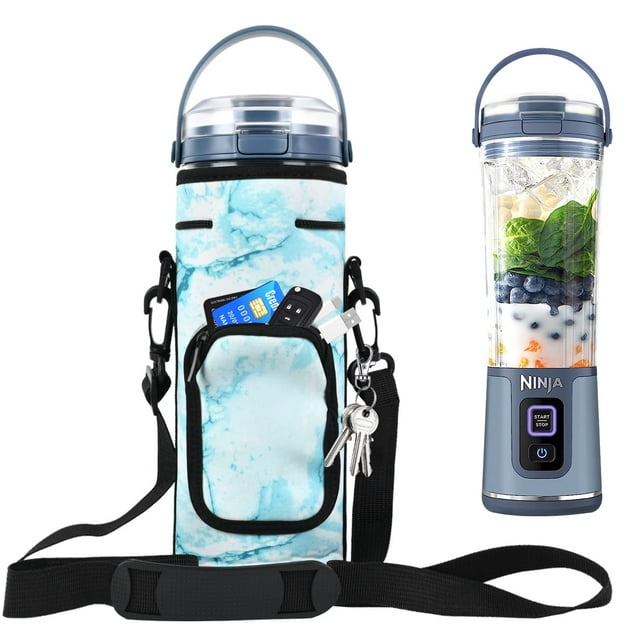 Funda de almacenamiento para batidora portátil Ninja Blast, color azul