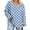 23Light Blue, variant on Womens V Neck Long Sleeve Tops Plus Size Printed Casual Blouses Soft Comfortable Shirts Summer Fall Tops Loose Fit Pullover Tops Daily Wear Outfits Tops