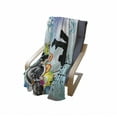 thumbnail image 4 of Urban Graffiti Soft Flannel Fleece Throw Blanket, Silhouette of Break Dance Performer Loudspeakers Concentric Stars Dots, Cozy Plush for Indoor and Outdoor Use, 50" x 70", Multicolor, by Ambesonne, 4 of 6