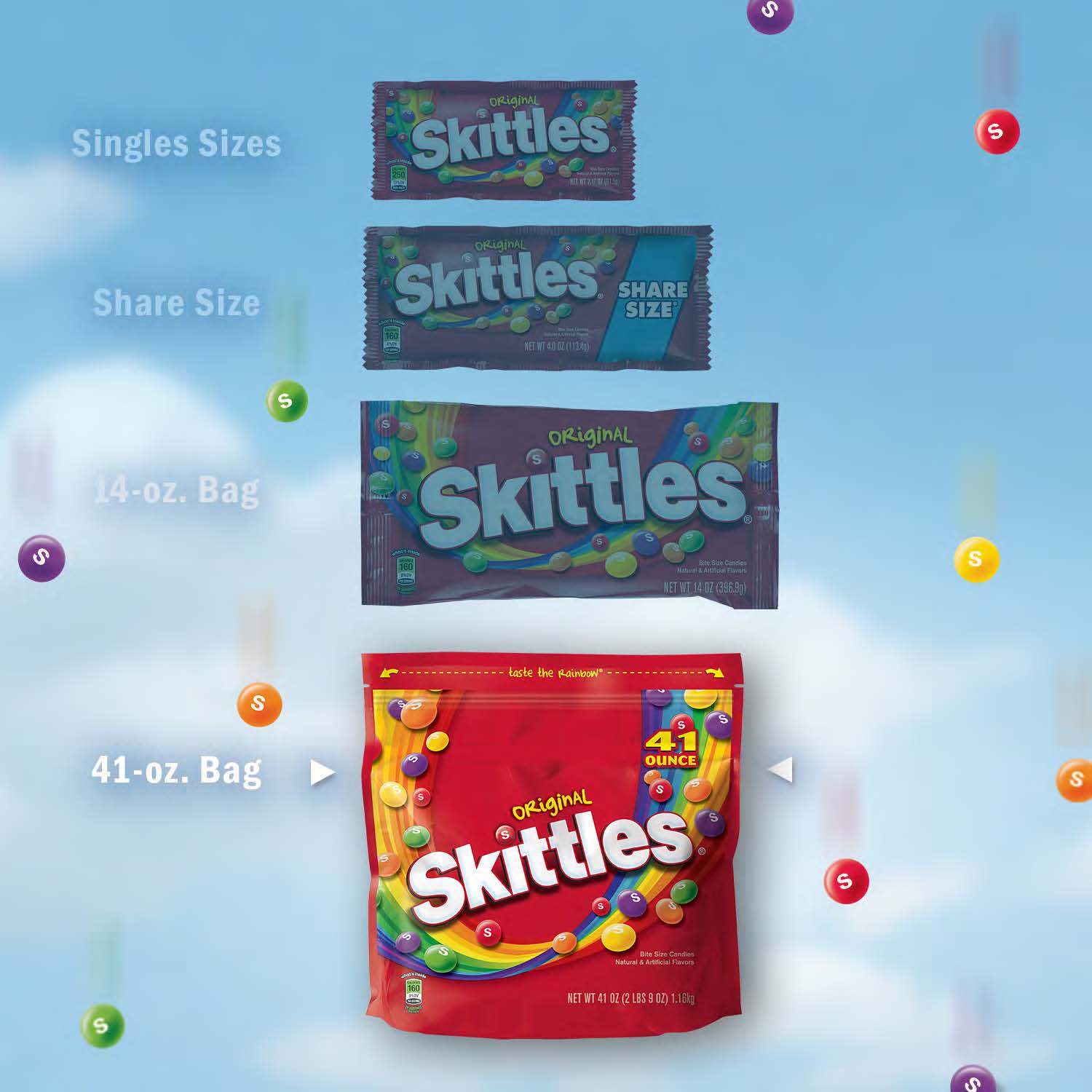 Skittles Original Fruity Candy, 41 Ounce Party Size Bag - image 5 of 9