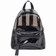 thumbnail image 5 of Bowayaoa Transparent Mini Backpack, Waterproof PVC Clear Daypack with Mesh Side Pockets, Adjustable Lightweight See Through Bag, Stadium, Travel and Outdoor Use, 5 of 8