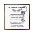 thumbnail image 2 of Xihbxyly Juego de Llaveros de Ángel, Exquisito Colgante de Ángel con Etiqueta de Agradecimiento, Caja de Regalo Incluida, Recuerdos Navideños, Regalos de Boda, Regalos de Bautismo, Tamaño de 9,9 Cm, 2 of 7