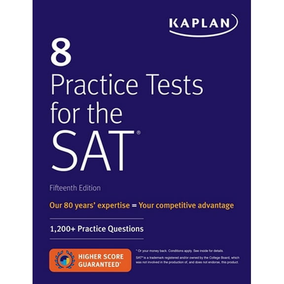 Pre-Owned 8 Practice Tests for the SAT: 1,200  SAT Practice Questions (Paperback) 1506235190 9781506235196
