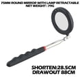 thumbnail image 3 of Extending Inspection Mirror Telescopic Swivel Car Mechanic Folding Tool 360° Diy, 3 of 10