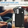 thumbnail image 2 of Feishell Fit for Samsung Galaxy A23 4G Case with ID Credit Card Slots,Premium PU Leather Adjustable Wristband Kickstand Shockproof Wallet Slim Phone Case for Women Men,Black, 2 of 6