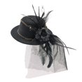 thumbnail image 2 of KLKCMS Chapeau Steampunk Créatif pour Performance sur Scène Jeu de Rôle Fête Noir, 2 of 9