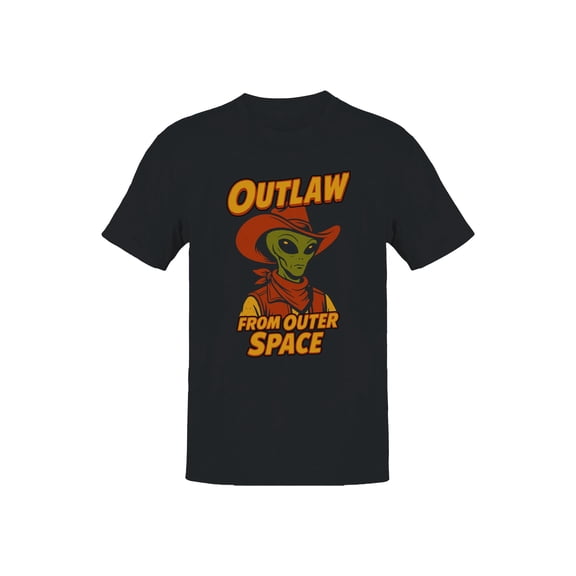 Alien Outlaw from Outer Space Men's T-shirt