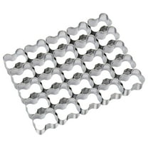 Dog Bone Cookie Cutter,Small Dog Bone Cookie Cutters,Stainless Steel Cookie Cutters For Baking,Dog Bone Shaped Cookie Cutter,Mini Dog Bone Cookie Cutter,Baking Tools,(25 Cavity Bone,4.72x3.39 in)