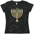 thumbnail image 3 of Inktastic Chanukah Hanukah Menorah Women's T-Shirt, 3 of 5