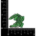 thumbnail image 4 of Écusson Thermocollant Brodé Alligator Vert, 4 of 4