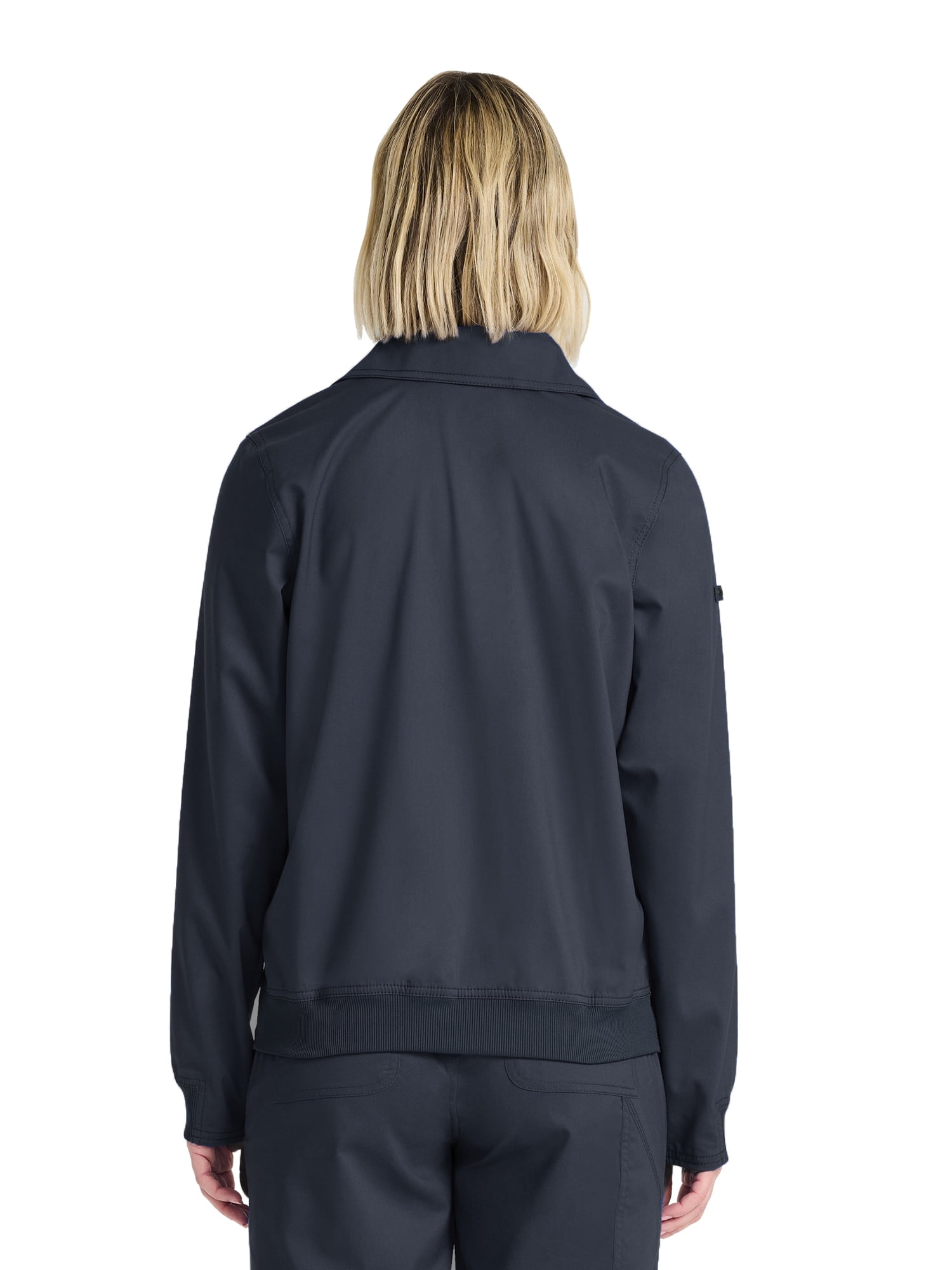 Genuine Dickies Women's Collared Zip Scrub Jacket