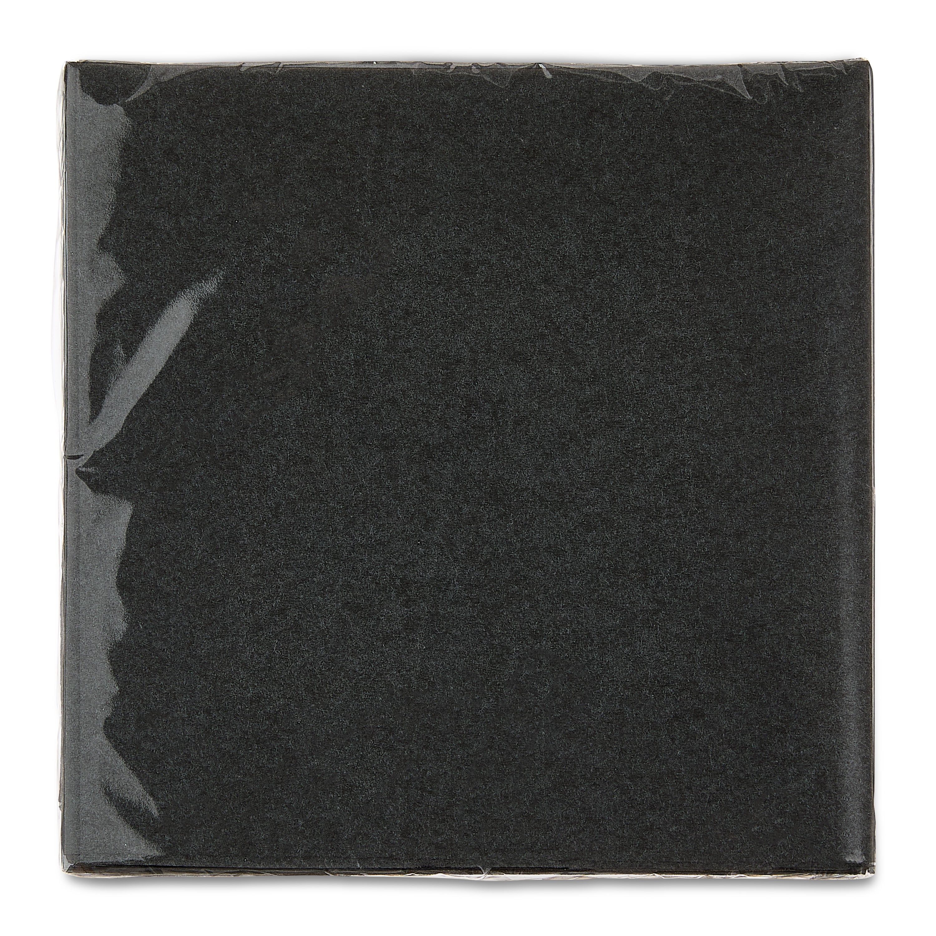 (6 pack) 24CT 6.5IN x 6.5IN Black Disposable Paper Napkins by Way To Celebrate