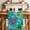Blue Green, variant on Summer Swimming Pool Table Runner 36 Inches, Floral Plumeria Palm Leaves Bed Runner Dresser Scarves Tabletop for Indoor Outdoor Parties/Ceremony/Banquet, 13"x 36"