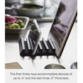 thumbnail image 3 of Yamazaki Home Phone and Tablet Stand - Aluminum, Black, Aluminum, No Assembly, 3 of 7
