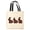 Black, variant on Easter Gifts for Women Half Eaten Chocolate Bunnys Easter Party Decorations Lightweight Navy Canvas Tote Bag