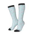thumbnail image 2 of Haiem Milk Tea Socks, Funny Novelty Crazy Design Cotton Socks Sports Socks Knee High Socks For Men, Women,1Pairs - Gift For Working Friends, 2 of 8