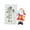 AX33720, variant on Flexible Cake Molds Santa Claus Decoration Mould Candy Chocolate