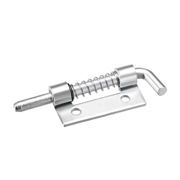 Spring Latch, 2.2 Inch Lefthanded Zinc Plated Barrel Bolt Lock for