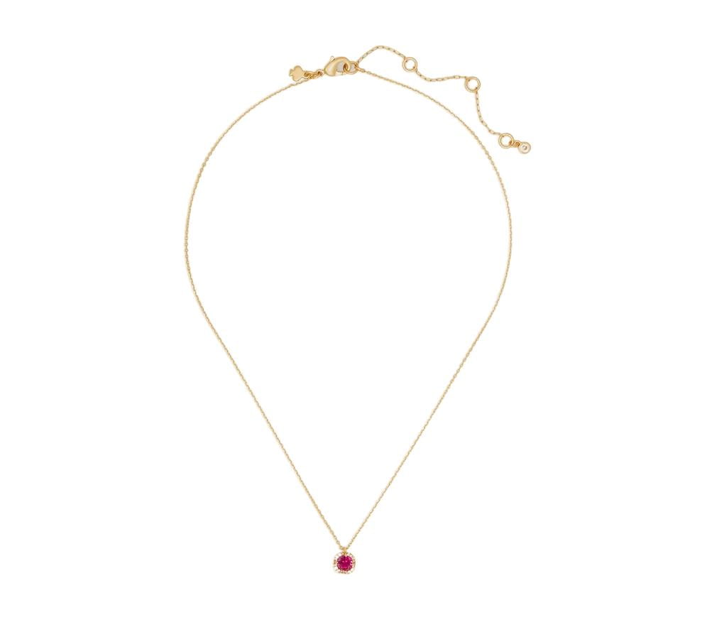 Kate Spade New York Women's That Sparkle Pendant and Stud Earring Set Ruby