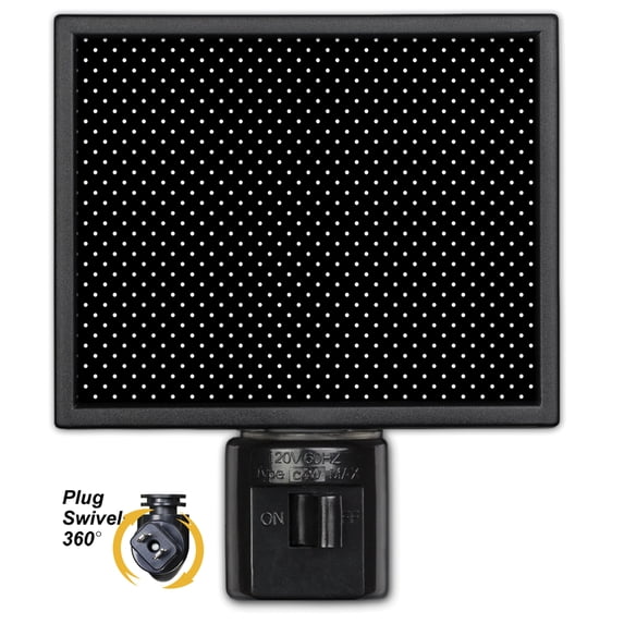 White Polka Dots - Night Light