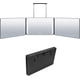 thumbnail image 1 of 360 3 Way Mirror with LED, Foldable Shaving Mirror, Height Adjustable Makeup Mirror, Vanity Mirror, Makeup Mirror, Trifold Mirror for Shaving, Styling, 1 of 5